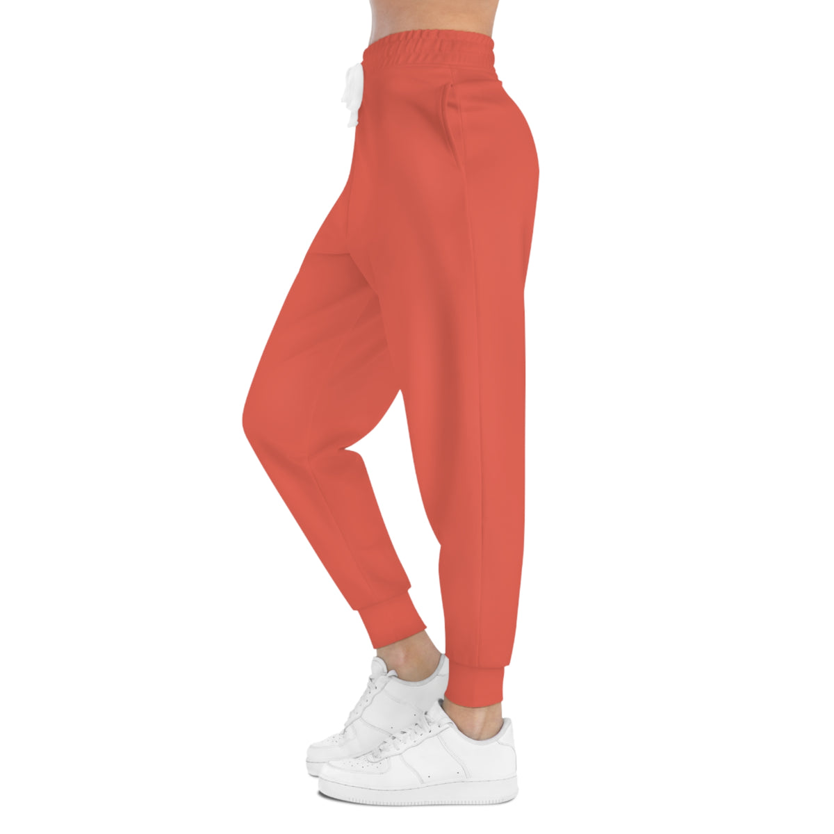 Unisex Athletic Joggers Pants (Orange)