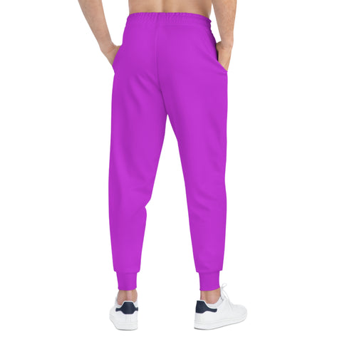 Unisex Athletic Joggers Pants (Purple)
