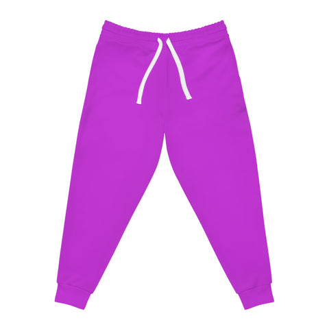 Unisex Athletic Joggers Pants (Purple)