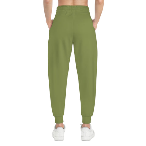 Unisex Athletic Joggers Pants ( Green )