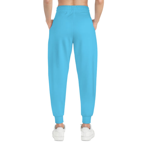 Unisex Athletic Joggers Pants (Blue)